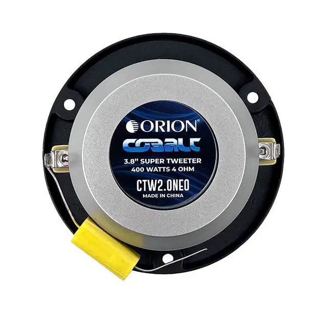 Alt view image 5 of 5 - Cobalt Series CTW2.0NEO 3.8 Super Bullet Neodymium Tweeter | Aluminum Diaphragm, 1 Voice Coil, 100W RMS, 400W Max, Built-in Crossover - Pro Car Audio Tweeter (Pair)