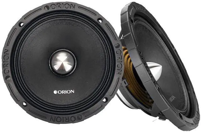 Main image of XTR Series XTR652NEO Slim Neodymium High Efficiency 6.5 Mid-Range Bullet Loudspeakers, 1200W Max Power, 300W RMS, 2 Ohm, 1.5 Voice Coil - Pro Car Audio Stereo, Premium Midrange Speakers (Pair)