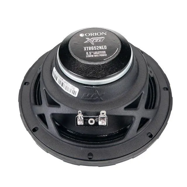 Alt view image 5 of 5 - XTR Series XTR652NEO Slim Neodymium High Efficiency 6.5 Mid-Range Bullet Loudspeakers, 1200W Max Power, 300W RMS, 2 Ohm, 1.5 Voice Coil - Pro Car Audio Stereo, Premium Midrange Speakers (Pair)