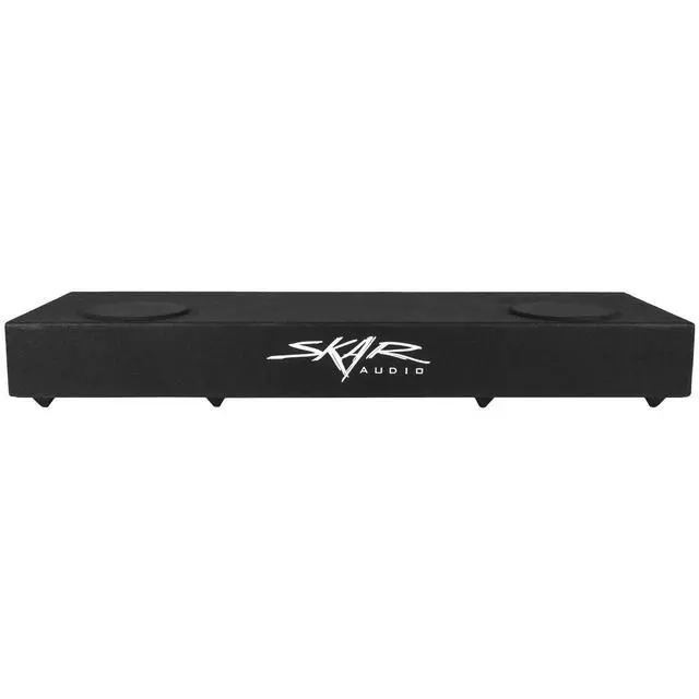 Alt view image 4 of 6 - Dual 10" Ported Subwoofer Enclosure Compatible with 2014-2021 Toyota Tundra CrewMax Cab Trucks