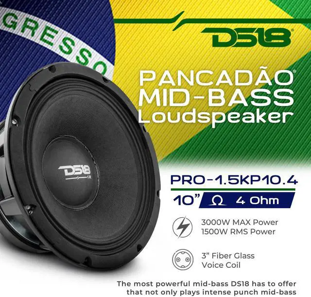 Alt view image 2 of 6 - PRO Brazilian MID BASS Loudspeaker-Powerful Car Audio Midrange with Bass Response