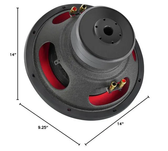 Alt view image 5 of 5 - 12 inch 1400 Watt Max Power Car Audio Dual 4 Ohm Car Subwoofer (12" Dual 4 Ohm)
