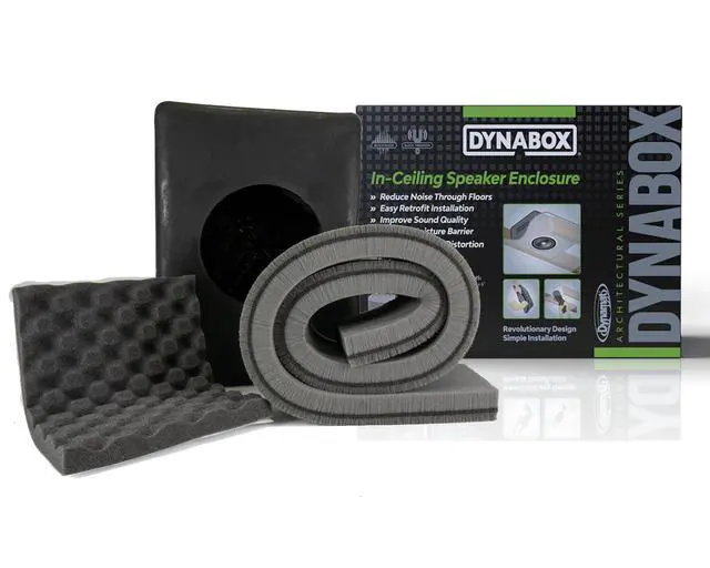 Alt view image 2 of 6 - DynaBox Ceiling Speaker Enclosure System Reduces Vibration & Projects Clearer Sound into Your Room Made in USA 9 sq ft