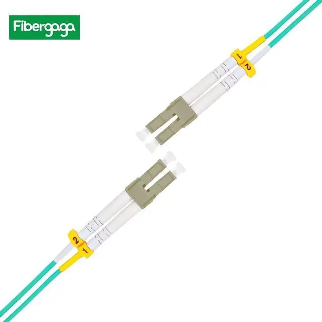 Alt view image 4 of 5 - 100M(328ft) OM3 LC to LC Fiber Patch Cable,10GB/40GB Multimode Duplex 50/125µm 2.0mm Fiber Optic Jumper Cords Length Option: 0.5M(1.6ft)-100M(328ft)