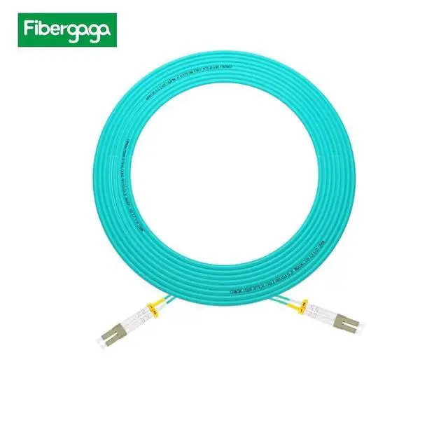 Alt view image 5 of 5 - 100M(328ft) OM3 LC to LC Fiber Patch Cable,10GB/40GB Multimode Duplex 50/125µm 2.0mm Fiber Optic Jumper Cords Length Option: 0.5M(1.6ft)-100M(328ft)