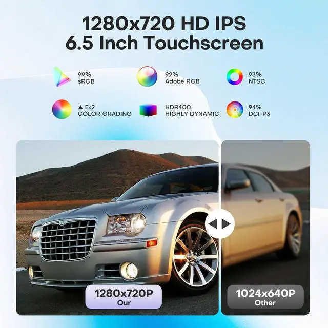 Alt view image 6 of 6 - Car Radio for Dodge Ram 1500/2500 2006-2008 Chrysler 300C 2004-2008 Jeep Grand Cherokee 2005-2007 Upgrade Stereo with CarPlay Touch Screen Fast Charge Android Auto Bluetooth Backup Camera 64G