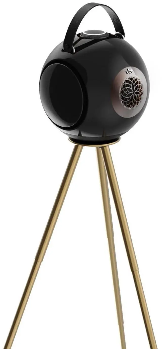 Main image of dB1 doubleBASS Waterproof Bluetooth Speaker | 40W Hi-Fi Sound with Deep Bass, 20H Playtime, IPX5 & TWS Pairing (Glossy Black with Tripod)
