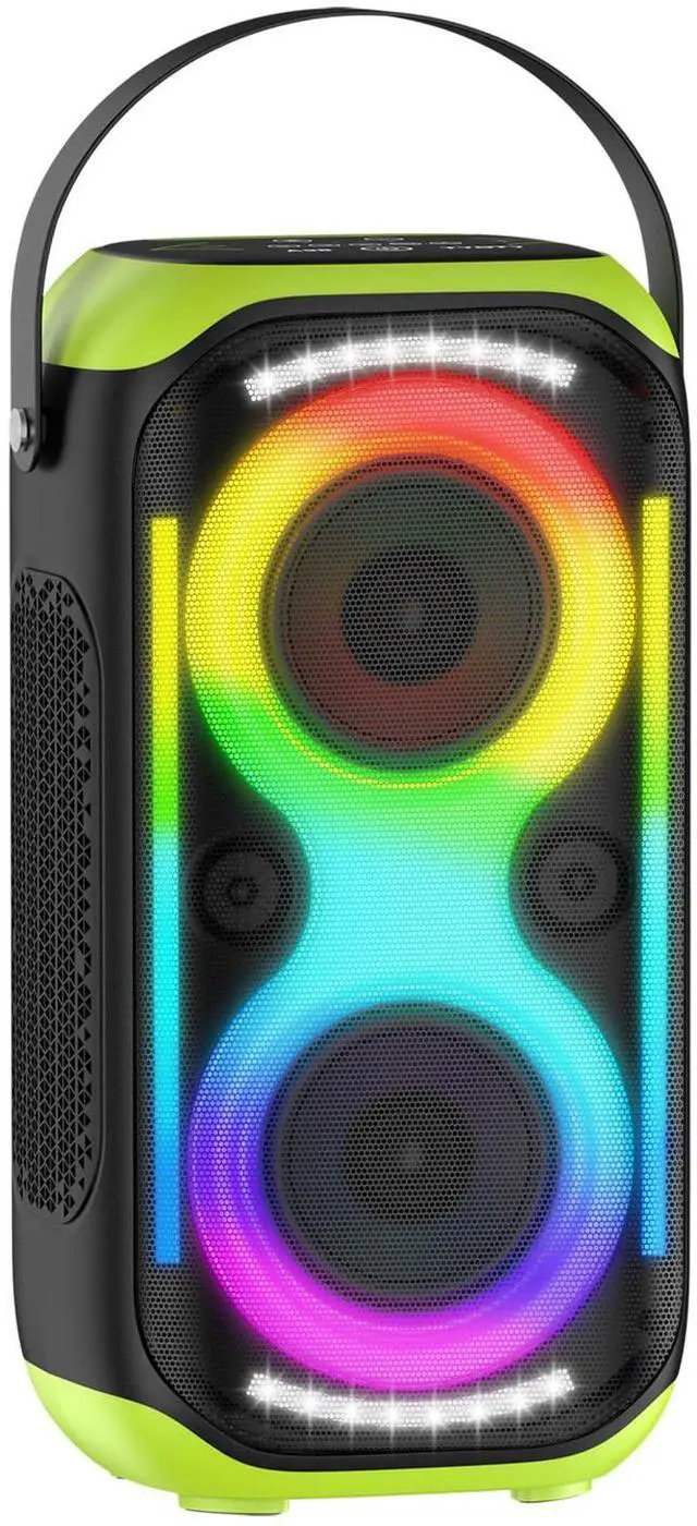 Main image of Bluetooth Speaker 160W Loud Wireless Outdoor Portable Big Powerful Deep Bass Sound TWS Large Home Party Speakers with Subwoofer LED Lights