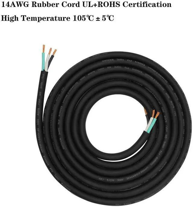Alt view image 5 of 6 - Toronce Hand-Built PowerCon Cable AC 14 AWG Power Cable for LED Screen Beam Moving Head Light Extension Speakon Cable (25Ft_1Pack)
