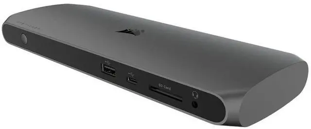 Main image of TBT100 DP Thunderbolt 3 Dock with DisplayPort - 2X DisplayPort 1.4 at up to 4K60-2X USB Type-C 10Gbps Ports - 3X USB Type-A 5Gbps Ports