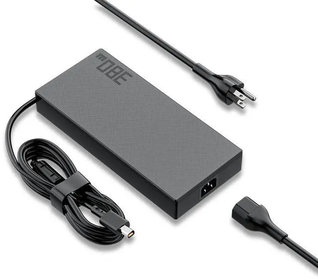 Main image of 380W 280W GaN Slim Laptop Charger Compatible with Asus ROG Strix G18 G815 G815LW G815LW-S9091W AC Adapter; ROG Strix Scar 16 18 G635 G635LW G835 G835LW G835LX ADP-380AB B A24-380P1A Power Supply Cord