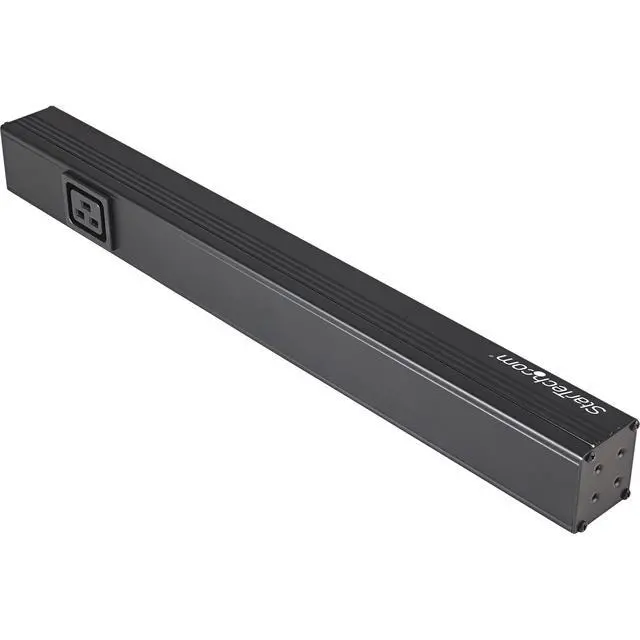 Alt view image 3 of 5 - 10 Outlet Rack Mount Power Strip 125V/16 Amp - 1U Horizontal 19" Rackmount PDU - NEMA 5-20P Input - 10x NEMA 5-15/20R Outlets - Rack Mount PDU - UL Listed - 8ft Power Cord (RKPW101920)