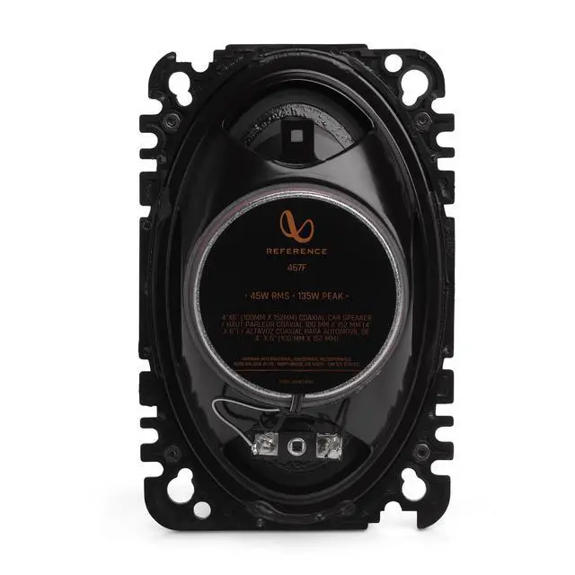 Alt view image 4 of 6 - REF467F 4x6 Inch 2 Way Car Speakers - Pair