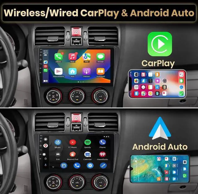 Alt view image 2 of 6 - Car Radio Stereo for Subaru Forester WRX Impreza 2013-2015 with CarPlay Android Auto