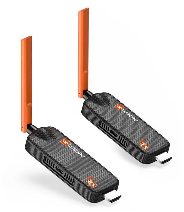 Main image of Wireless HDMI Transmitter and Receiver, 4K/1080P, 5.8G, 656FT, Up to 6 RXs HDMI Splitter for Streaming Video/Audio from Laptop, PC, CCTV, Cable Box to Multiple TVs, Monitors, Projectors