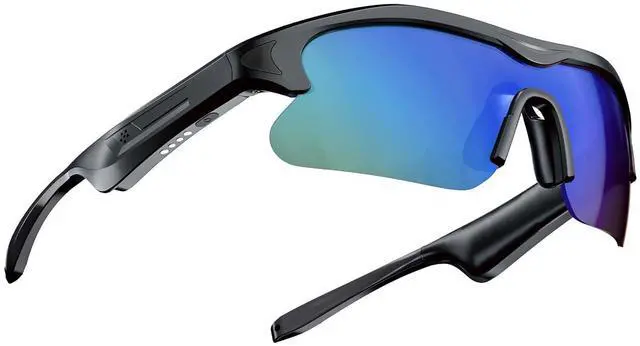 Main image of Cycling Bluetooth Glasses with Open-Ear Hi-Fi Audio, AI Noise-Canceling Mic, UV400 Protection, IPX4 Waterproof, All-Day Battery, Ultra-Light 40g, Wind Noise Reduction, for Biking, Running & Scootering