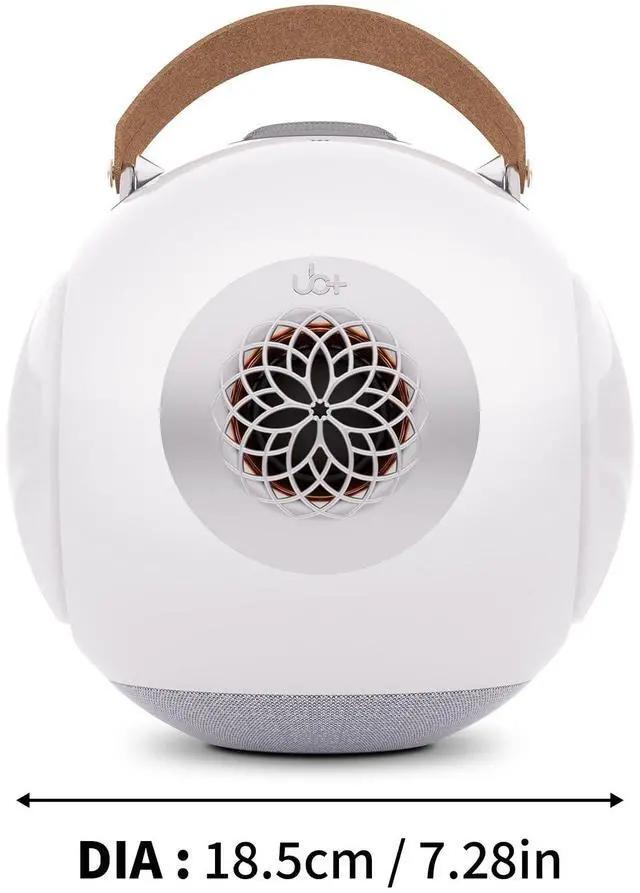 Alt view image 2 of 6 - dB1 Double Bass Bluetooth Speaker | 40W Powerful Hi-Fi Sound with Extreme Deep Bass, 20H Playtime, IPX5 Waterproof & TWS (Glossy White) - Premium Bass Boost Technology (Tripod Not Included)
