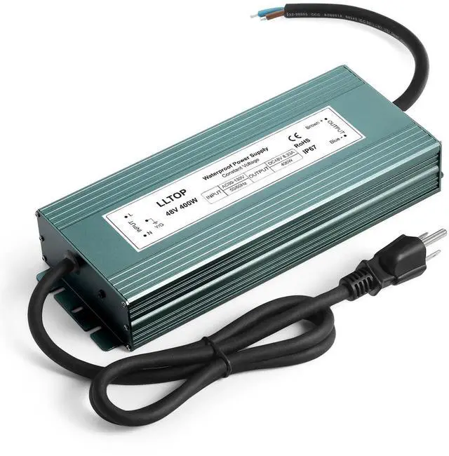 Main image of 48v DC Power Supply 400w 8.33A Waterproof AC110v/120v to 48vdc Converter Constant Voltage Outdoor Transformer for Pump Humidifier LED Lights