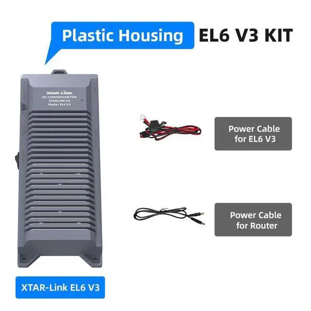 Alt view image 5 of 6 - Starlink DC Conversion KT, EL6 V3 12V to 56V All-in-one DC Power Supply for Starlink Standard ACTUATED (Gen 3),Reduce Power Consumption (EL6 KT)