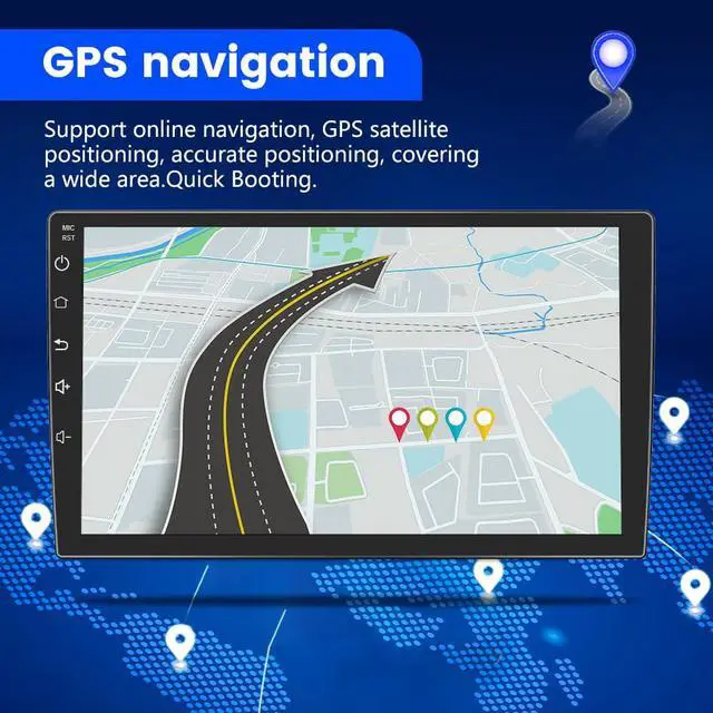 Alt view image 3 of 6 - Android 13 Car Radio Compatible for GMC Yukon Chevrolet Tahoe/Suburban 2007-2013, 9 Inch Touch Screen Wireless CarPlay Android Auto with GPS/FM/WiFi/USB/SWC/Wireless Update/2GB+64GB