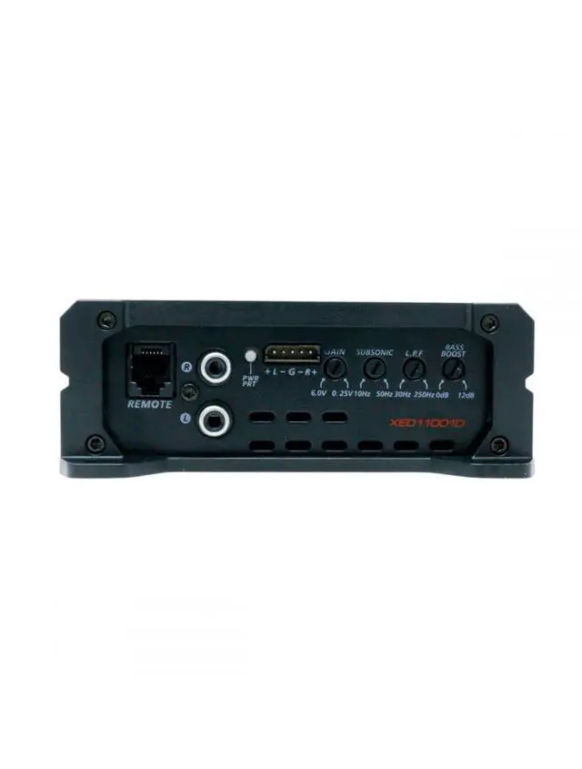 Alt view image 4 of 6 - Cerwin Vega 1100W RMS 1 Channel High-Efficiency Class D Monoblock Amplifier,Car Audio Powerhouse, Compact with Vega Bass Boost, Ideal for Car Speakers, RCA Pass Thru - XED11001D
