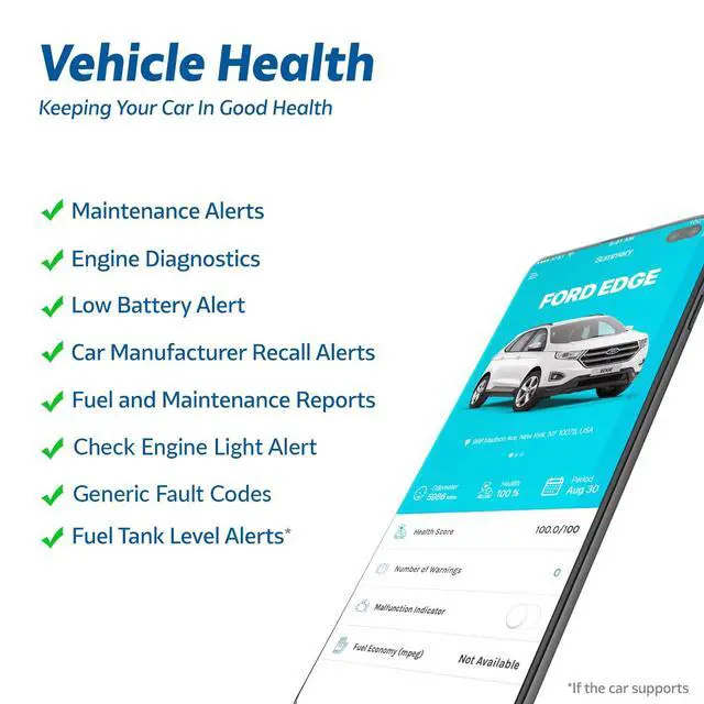 Alt view image 5 of 6 - Pro 4G No Monthly Fee 60 Seconds GPS, Live Map, Trip Replay, OBD GPS Tracker for Cars, Real Time GPS, 1 Year Data SIM, Teen Driving Alert Car Health Recall Fuel Report Activation Fee Reqd