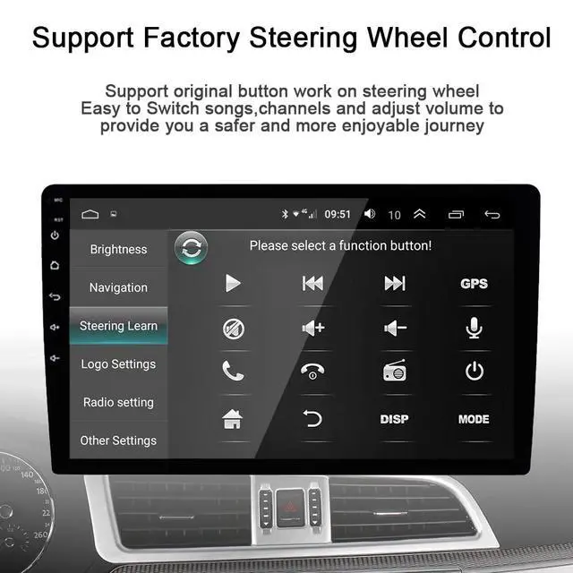 Alt view image 5 of 6 - 4+64GB Android 15 8-core for Honda Civic Radio 2012-2015 Car Stereo Wireless Carplay Android Auto with 10.8" IPS Touchscreen GPS Navigation for Car Head Unit Built-in DSP Free Backup Camera