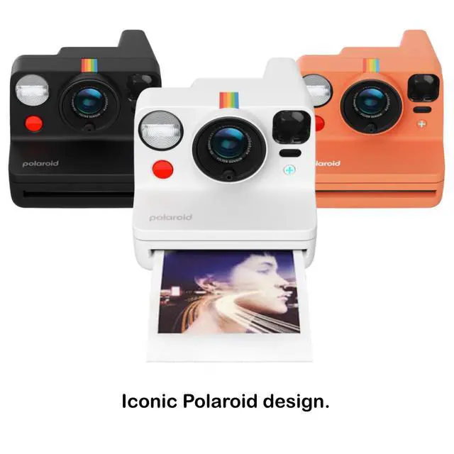 Alt view image 6 of 6 - Now+ 3rd Generation i-Type Instant Camera + 8 i-Type Color Film Bundle, Bluetooth Connected App Controlled, White, Camera Bundle with a Lumintrail Lens Cleaning Cloth