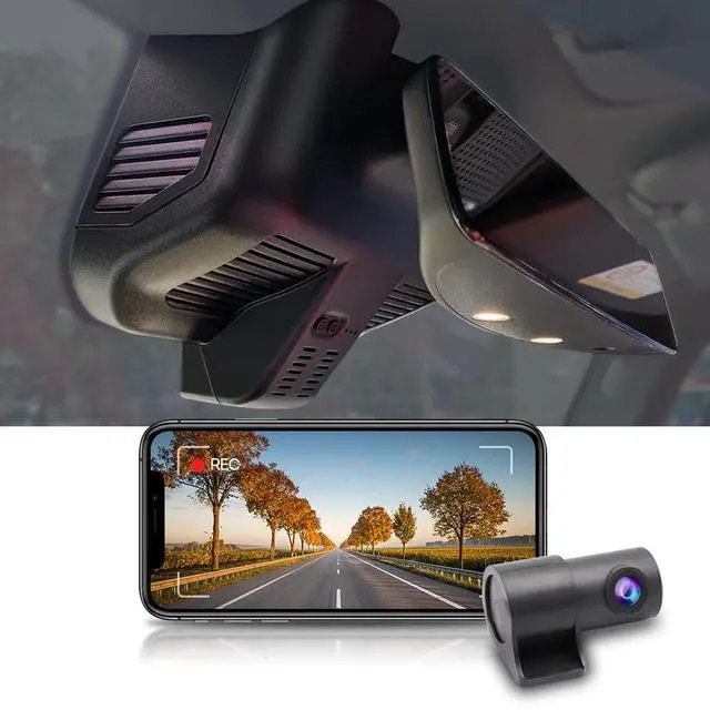 Main image of Front 4K+Rear 1080P Dash Cam Adapts for Mercedes-Benz G-Class 2019-2024 G550 (HD2-6166/with 10 Vents), OEM Look, Dual HD Video, WiFi & APP, Loop Recording, G-Sensor, Easy to Set, 128GB Card