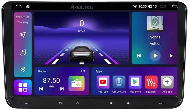 Main image of 9inch 8Core 4+64GB Car Stereo Radio for VW Jetta A5/Passat B6/CC/Golf MK5/Beetle/EOS 2005-2010,Android GPS Navigation Unit with Wireless Carplay,Android Auto,Touchscreen Multimedia Player
