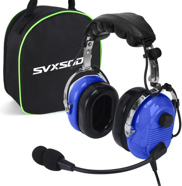 Main image of Aviation Headsets GA Headphone Noise Reduction for Pilot Trainees Beginner PPL Students Casual Flyers Flight Passengers Aviation Maintenance Ground Crew Flying Enthusiasts (629-A-BLUE)