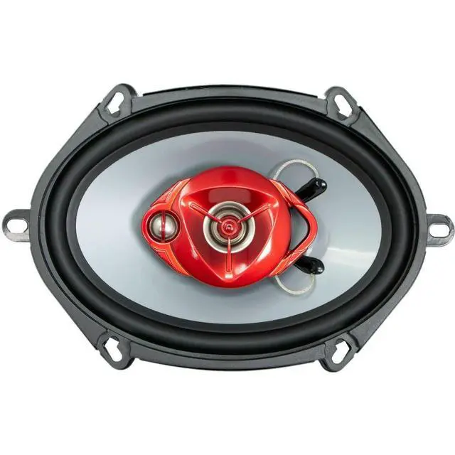 Alt view image 5 of 6 - 4X Soundxtreme ST-680 5x7 Inch / 6x8 Inch 3-Way 700 Watts Coaxial Car Speakers 4-Ohm Polypropylene Mid-Woofer Cone Material Polyester Foam Speaker Surround