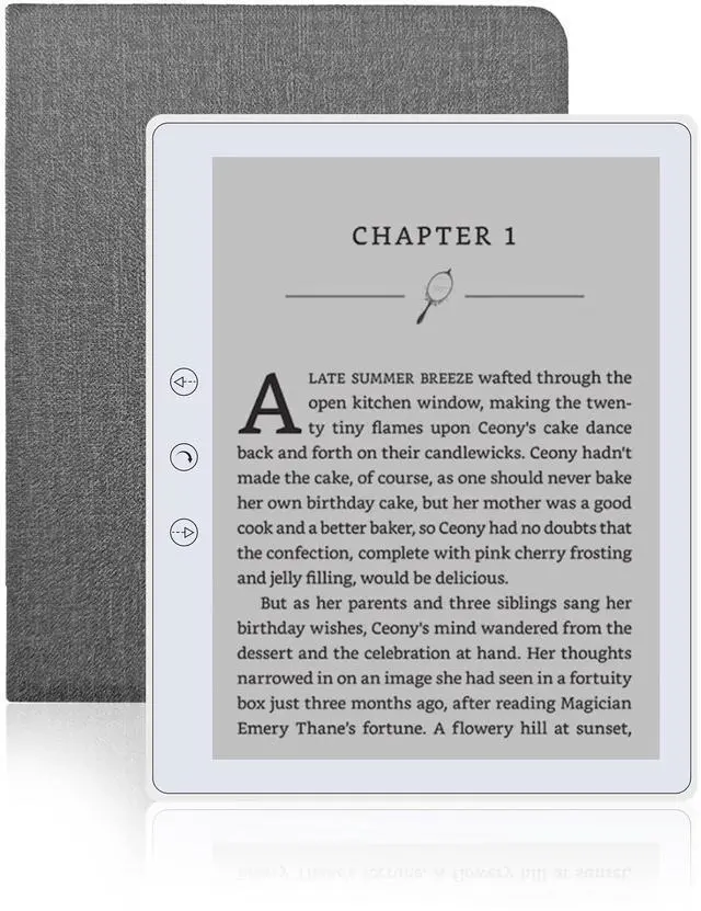 Main image of 5.8 inch Ebook Reader, HD Touch Screen Carta E-Ink Technology, 32GB ROM(TF Card Expansion to 64G), WiFi, Long Endurance, Android E-Reader with Cover(White)