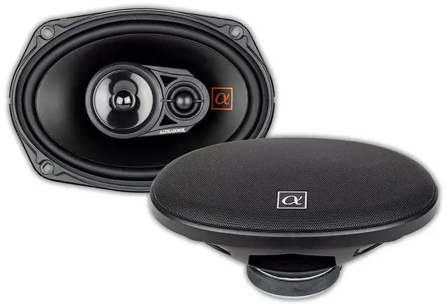 Main image of 1 Pair of NS693 Neuron Series 6x9 (420 Watts Max for The Pair) 210 Watts Max Per Speaker 3-Way Full-Range Car Audio Speaker with PEI Dome Tweeter Polypropylene Cone Grilles Included