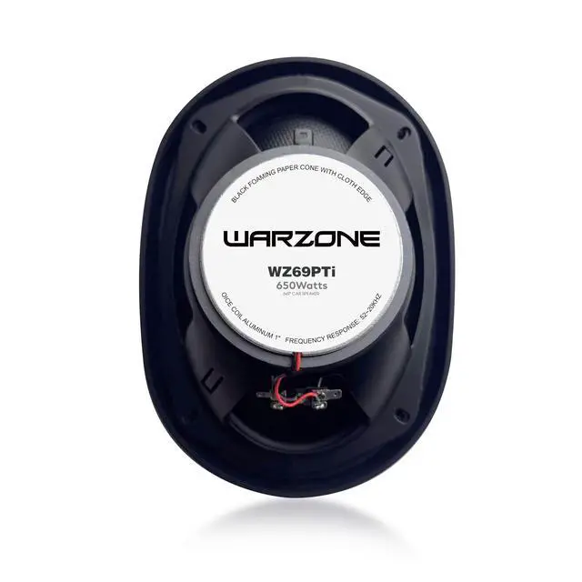 Alt view image 5 of 6 - 2X WZ69PTi 6x9-Inch Super Coaxial Speaker Pair, 4 Ohm, 650W Max, 200W RMS, 92dB Sensitivity, Ferrite Woofer & PEI Dome Tweeter for Pro Car Audio