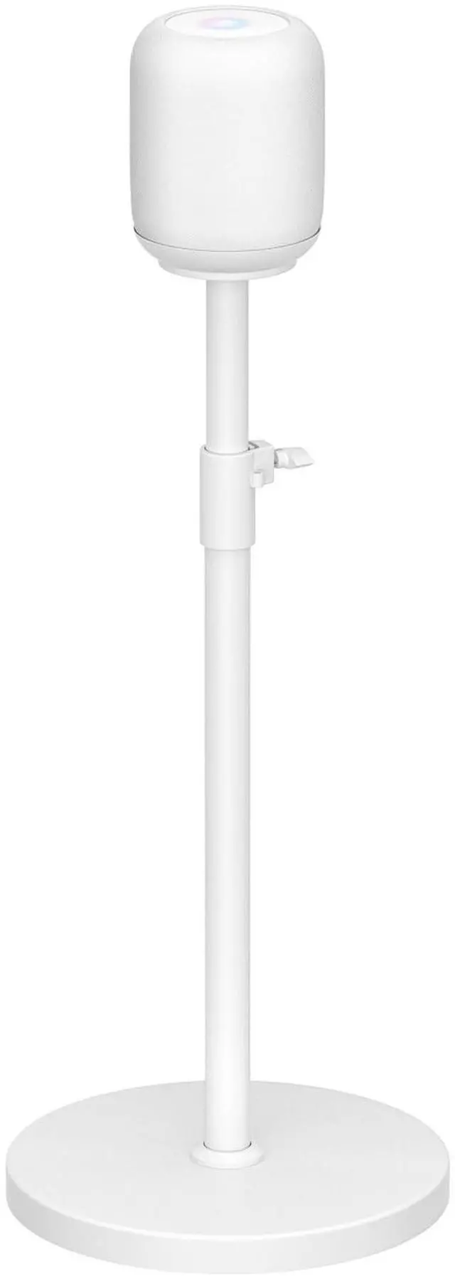 Main image of Height Adjustable Speaker Stand for Homepod 1 and Homepod 2 Stand Built-in Cable Management - Heavy-Duty Floor Speaker Stands for HomePod 1st and 2nd Generation Speakers Easy to Install, White