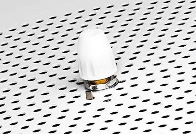 Alt view image 2 of 5 - 8" Commercial 70V Ceiling Speaker w/Front Volume Control Knob Single White C1090