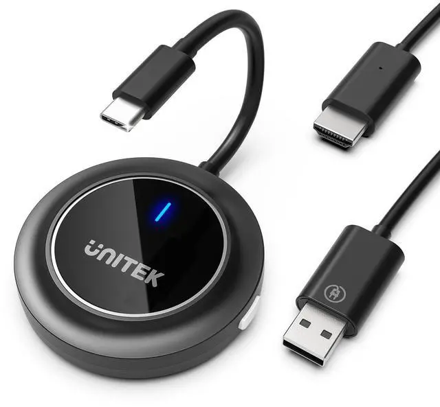 Main image of Wireless HDMI Display Dongle Adapter - Portable 1080P 60Hz USB C Transmitter for TV Upgraded 2G/5G Mirroring Adapter Stream Video to Monitor Projector for Phone iOS Android Windows PC