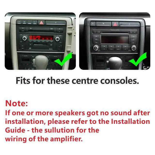 Alt view image 5 of 6 - Car Stereo Compatible with Wireless Carplay/Android Auto for Audi A4 S4 RS4 2002-2008 SEAT EXEO with IPS Touch Screen/Bluetooth/Mirror Link/FM/AM/USB