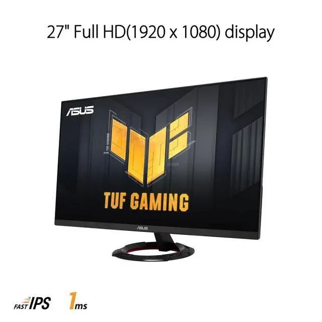 Alt view image 2 of 6 - TUF Gaming 27 1080P Monitor (VG279Q3R) - Full HD, 180Hz, Fast IPS, Extreme Low Motion Blur, 1ms, FreeSync, Variable Overdrive, Shadow Boost, Eye Care, 100% sRGB