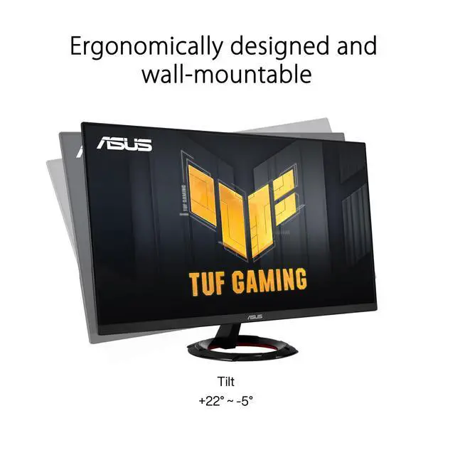 Alt view image 5 of 6 - TUF Gaming 27 1080P Monitor (VG279Q3R) - Full HD, 180Hz, Fast IPS, Extreme Low Motion Blur, 1ms, FreeSync, Variable Overdrive, Shadow Boost, Eye Care, 100% sRGB