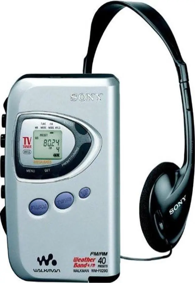 Main image of WM-FX290 Stereo Cassette Player with FM/AM/TV/Weather Tuning
