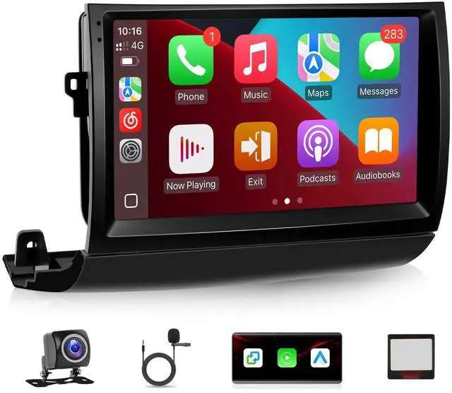 Main image of for Toyota Prius 2004 2005 2006 2007 2008 2009 Radio with Wireless Carplay Android Auto - 9inch Touch Screen Car Stereo with in-Dash GPS WiFi Bluetooth FM SWC + Canbus + Backup Camera + MIC - J.B.L