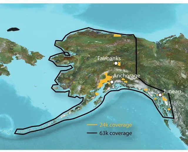 Main image of Topo Alaska Enhanced, MicroSD/SD