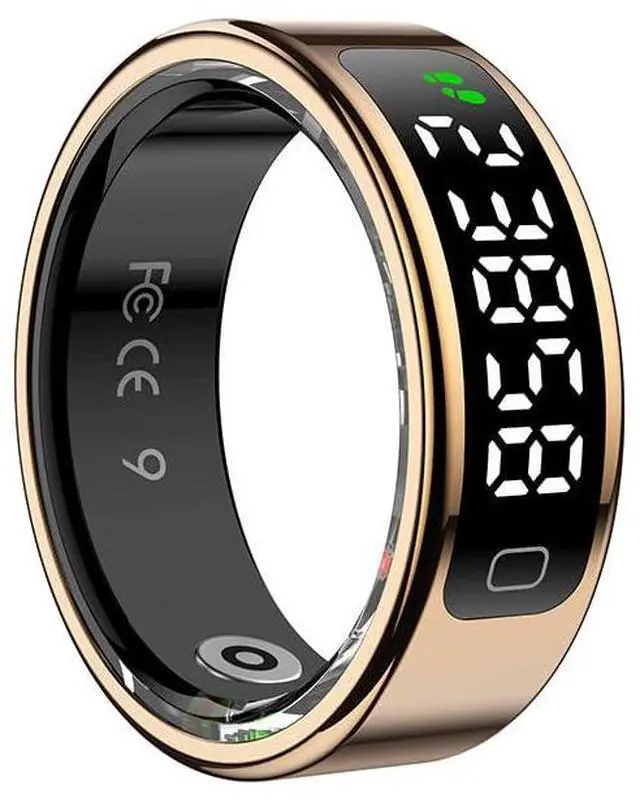 Main image of Smart Ring for Women for Men, Fitness Tracker Ring with Monitors Heart Rate, Blood Oxygen, Sleep, Stress and 60 Health Metrics, Ultra-Thin (Rose Gold, 11)