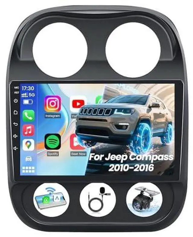 Main image of Car Radio Stereo for Jeep Patriot Compass 2010 2011 2012 2013 2014 2015 2016