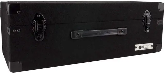 Alt view image 3 of 6 - C45200 Carpeted Case for 45 Rpm Vinyl Records with Surface Mount Hardware, Black
