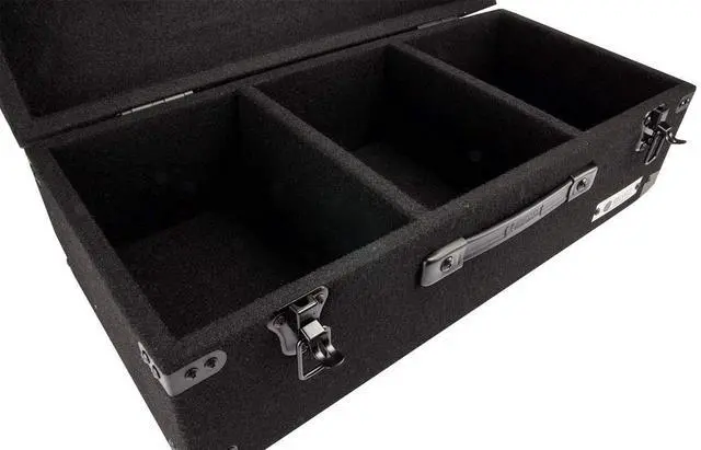 Alt view image 5 of 6 - C45200 Carpeted Case for 45 Rpm Vinyl Records with Surface Mount Hardware, Black