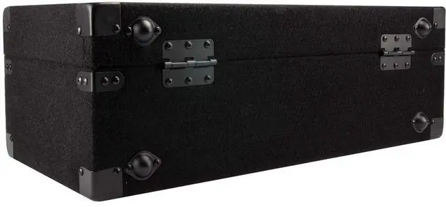 Alt view image 6 of 6 - C45200 Carpeted Case for 45 Rpm Vinyl Records with Surface Mount Hardware, Black