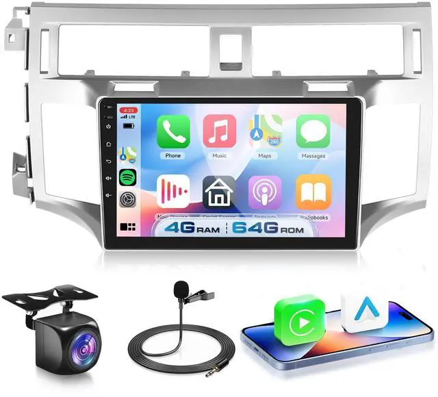 Main image of 4G+64G for Toyota Avalon 2006-2010 Car Radio, Wireless Carplay Android Auto Android 15 Touch Screen Car Stereo, Bluetooth, GPS Navi, WiFi, SWC, HD Backup Camera